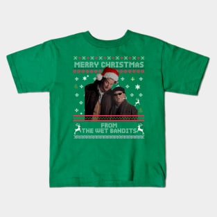 Merry Christmas From The Wet Bandits Kids T-Shirt